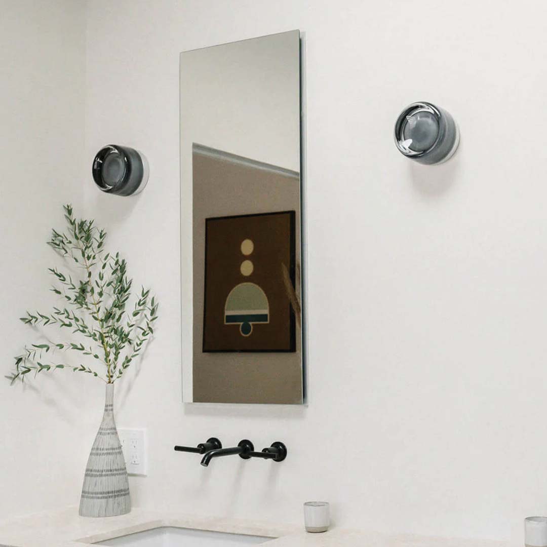Compact Glass Wall Lamp