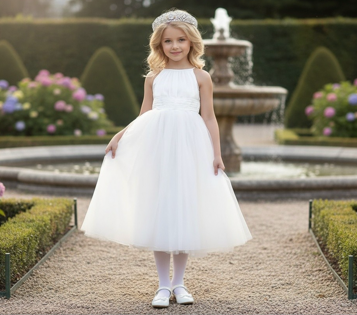 ELISA WHITE MAXI DRESS