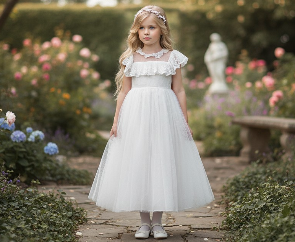 LORENA ELEGANT WHITE GOWN