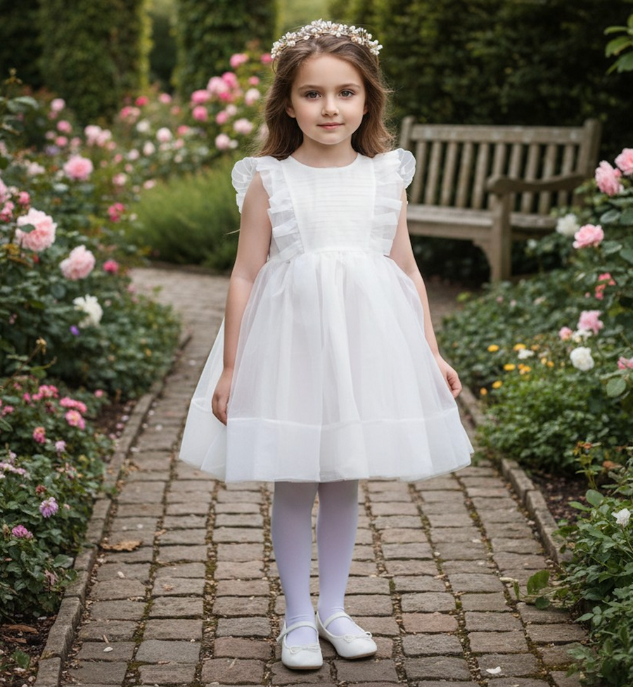 ALISON WHITE CUTE DRESS