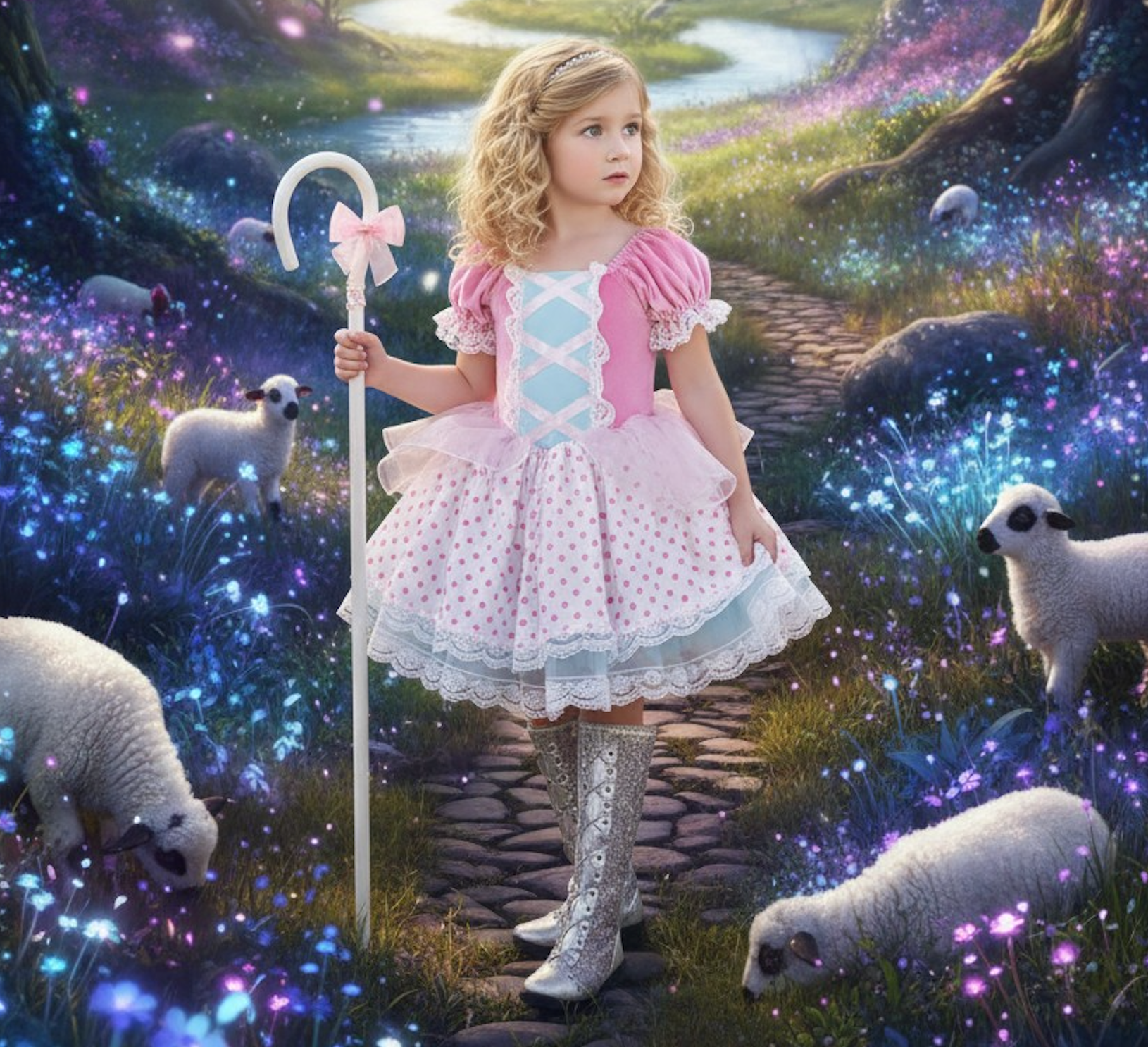 BO PEEP MINI DRESS