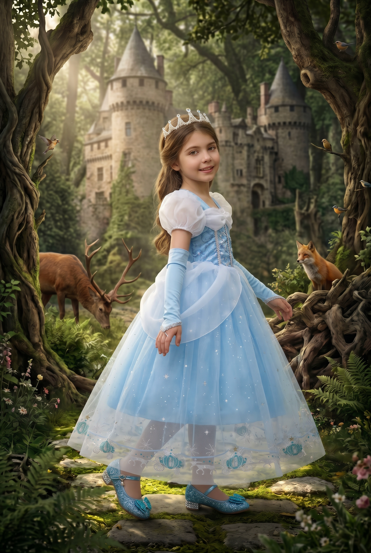PRINCESS LUCIENNE DRESS & GLOVES SET