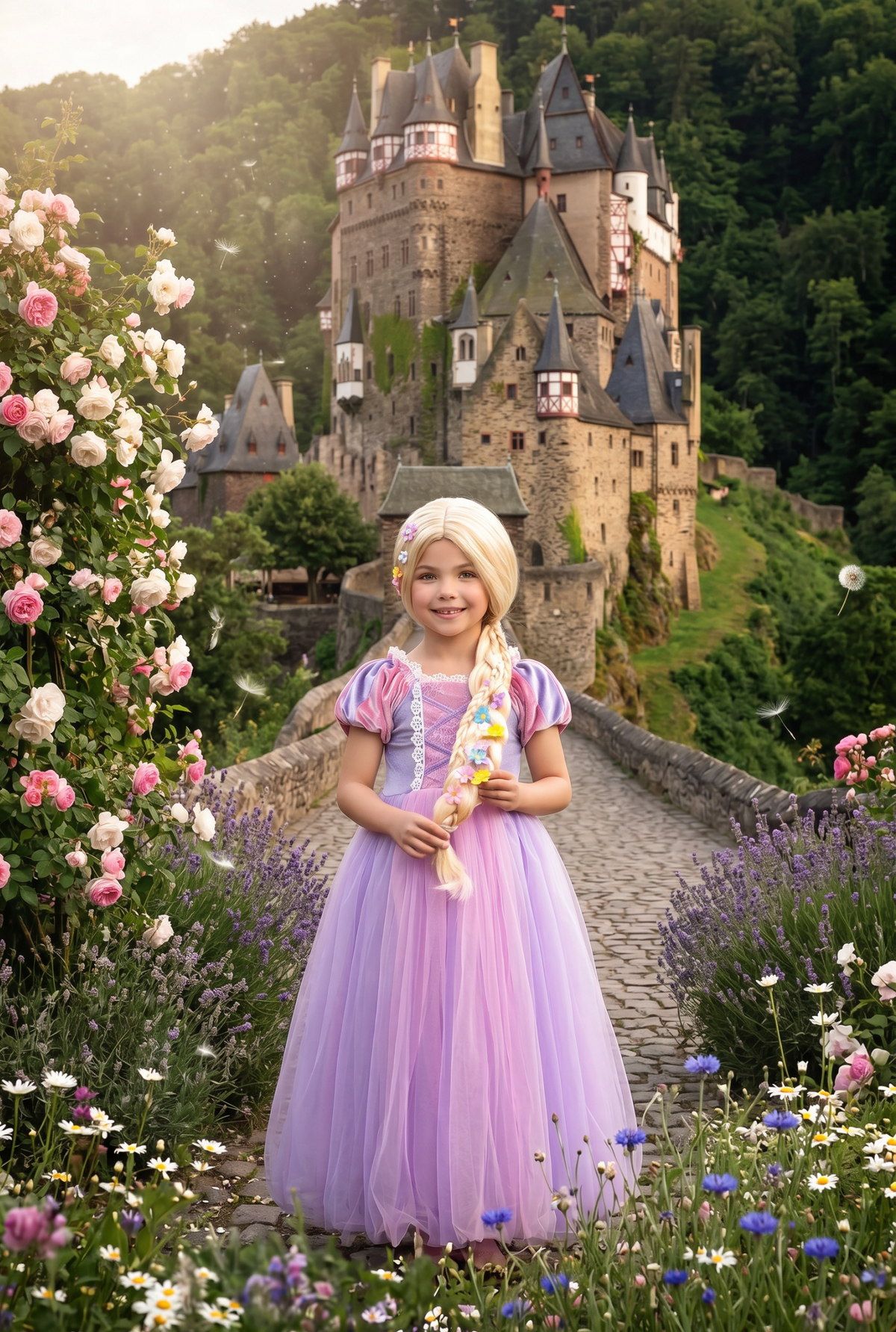 LILAC RAPUNZEL PRINCESS DRESS