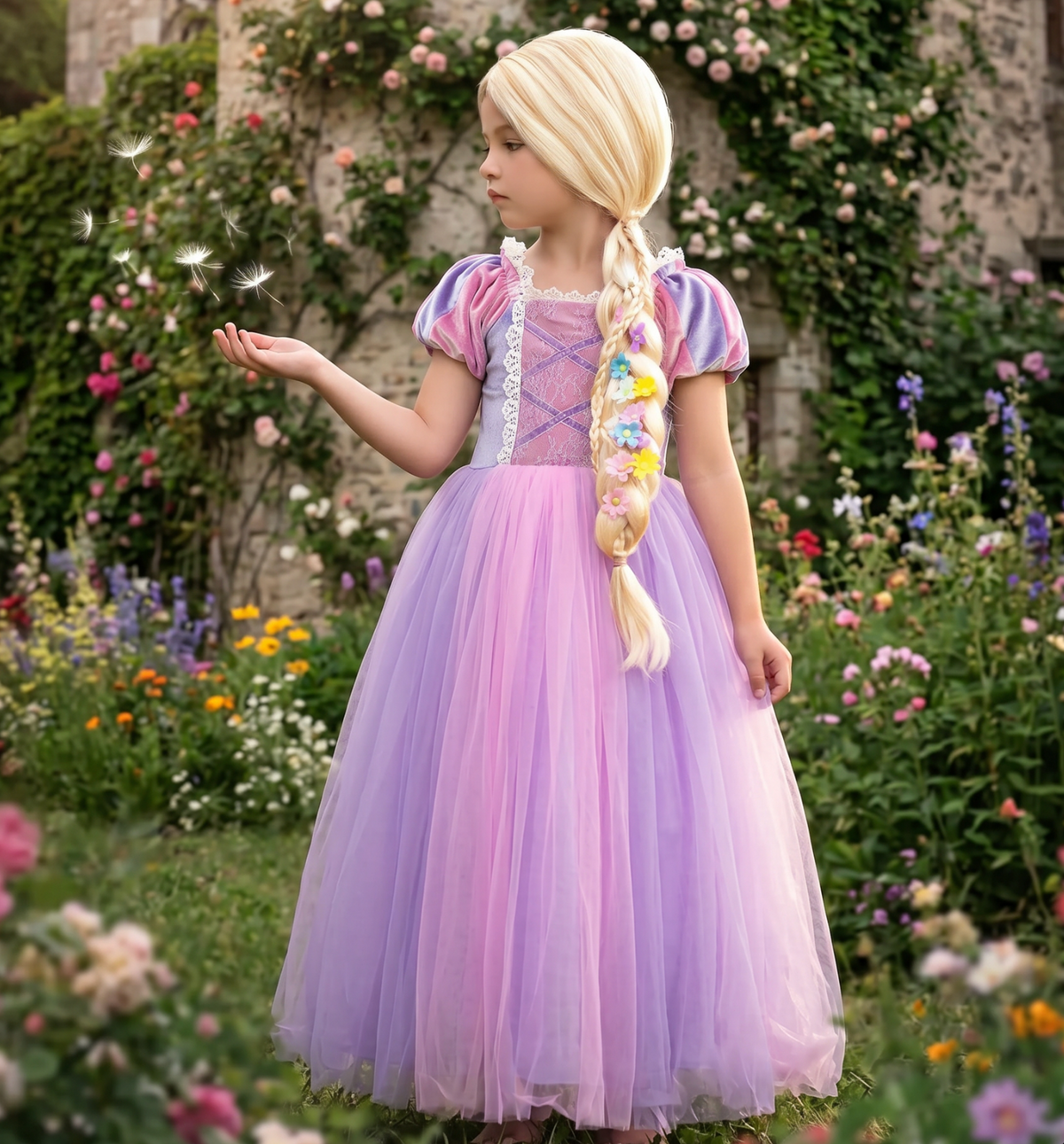 LILAC RAPUNZEL PRINCESS DRESS