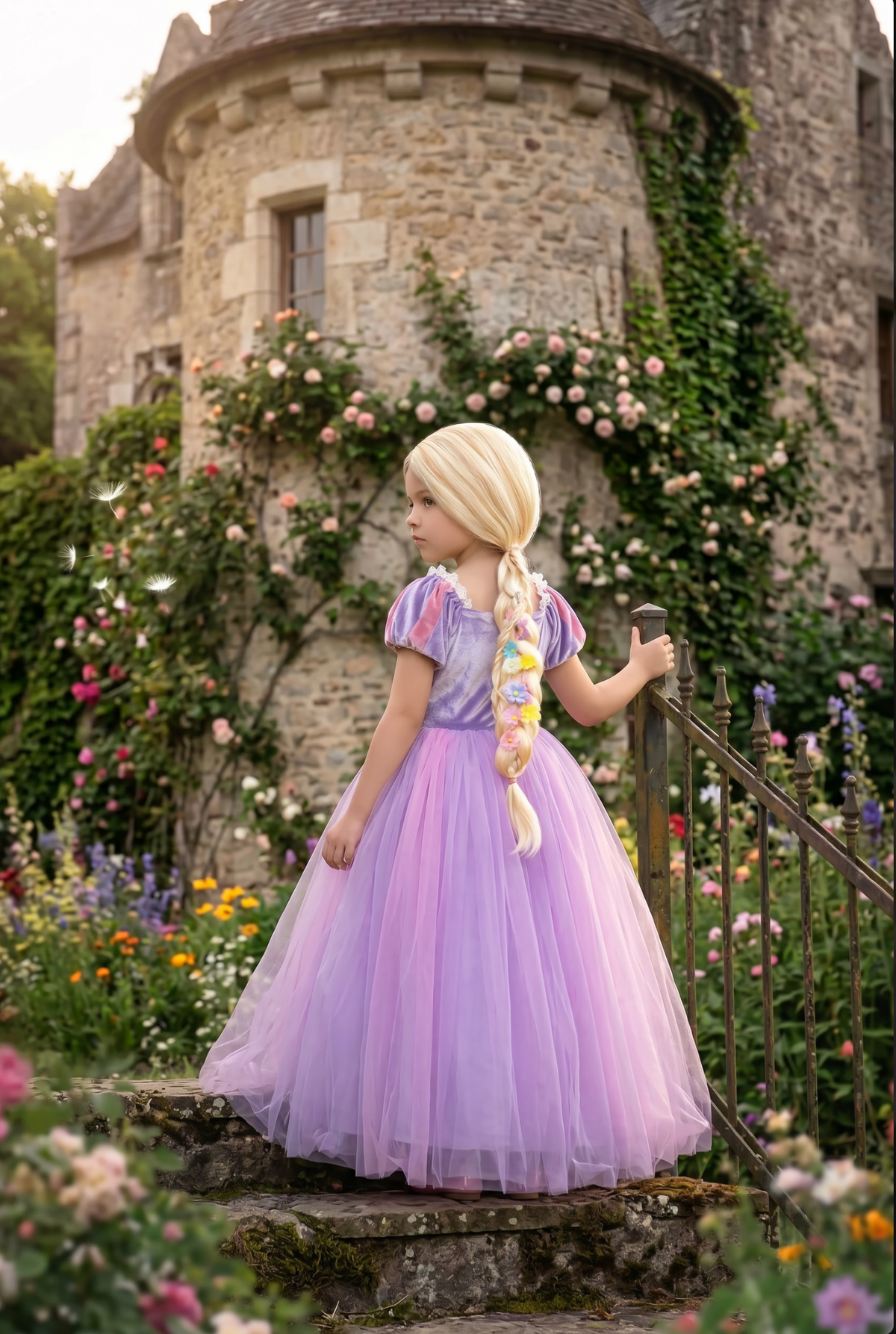 LILAC RAPUNZEL PRINCESS DRESS