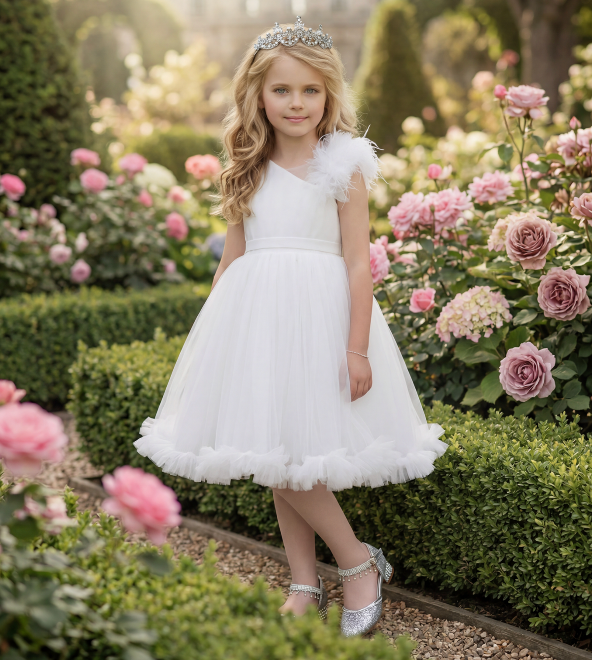 HARPER ELEGANT WHITE DRESS