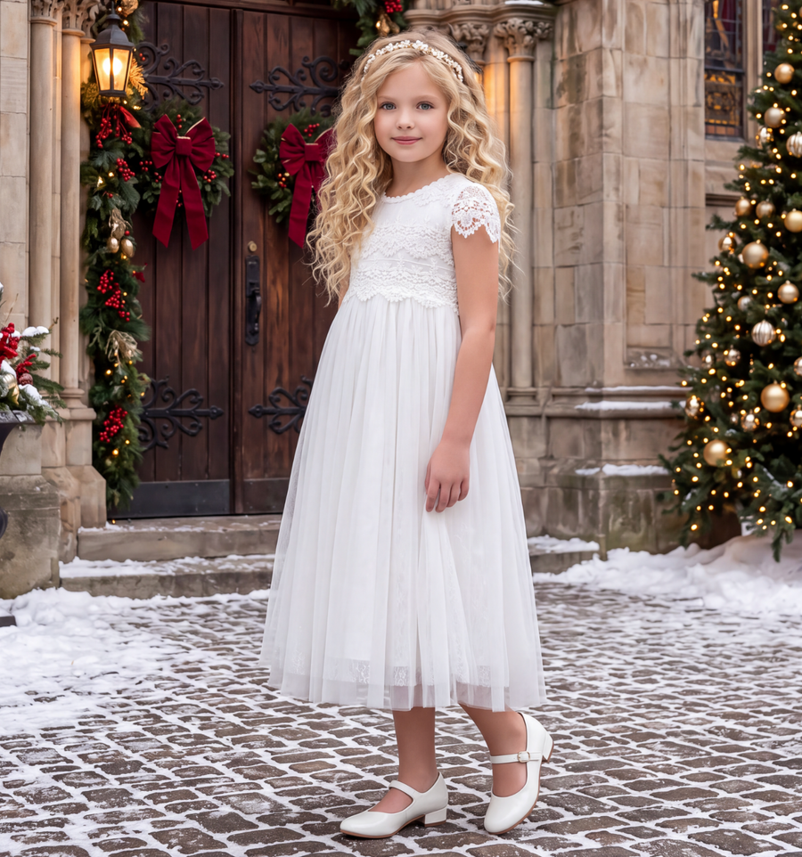 PILA WHITE ELEGANT DRESS