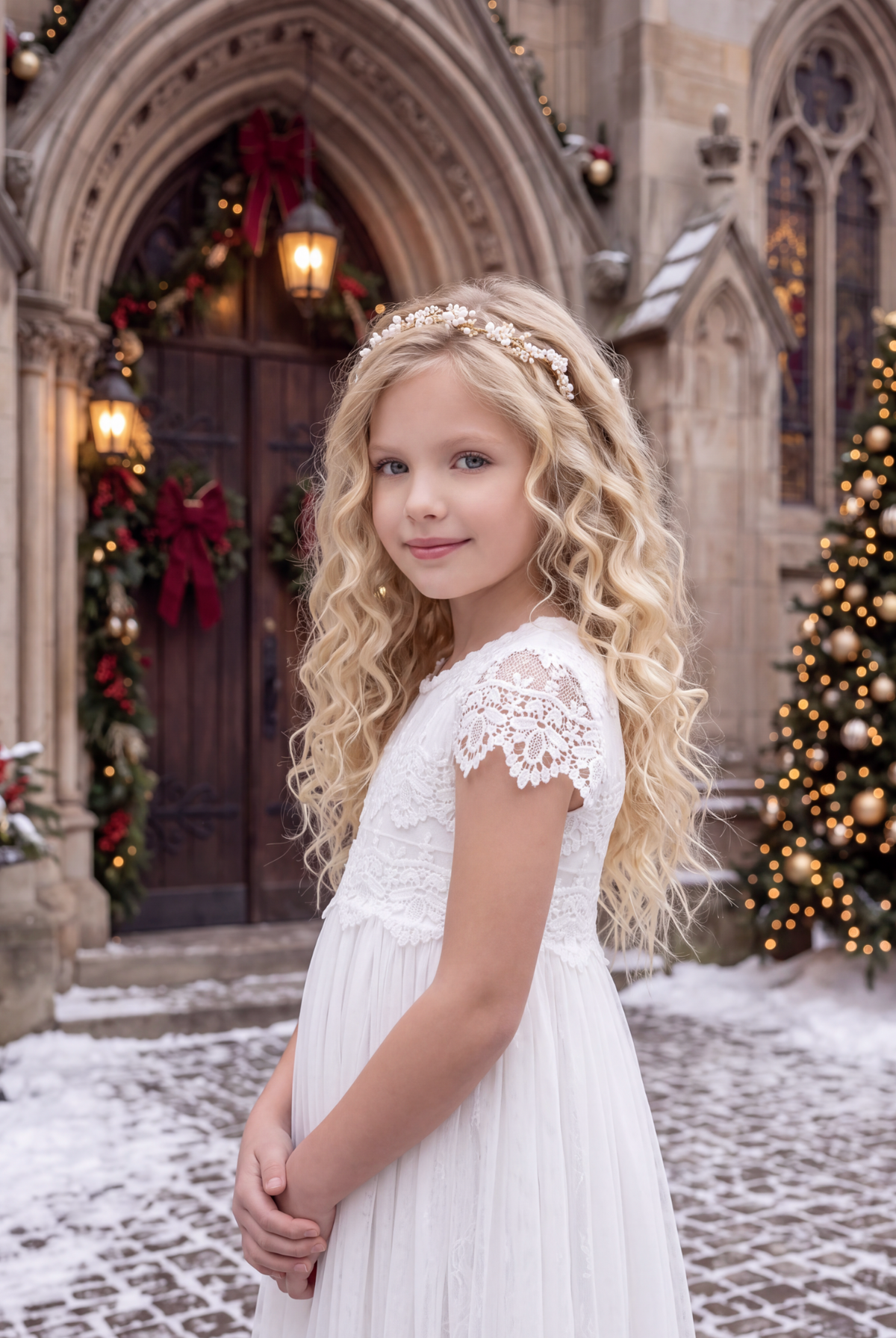 PILA WHITE ELEGANT DRESS
