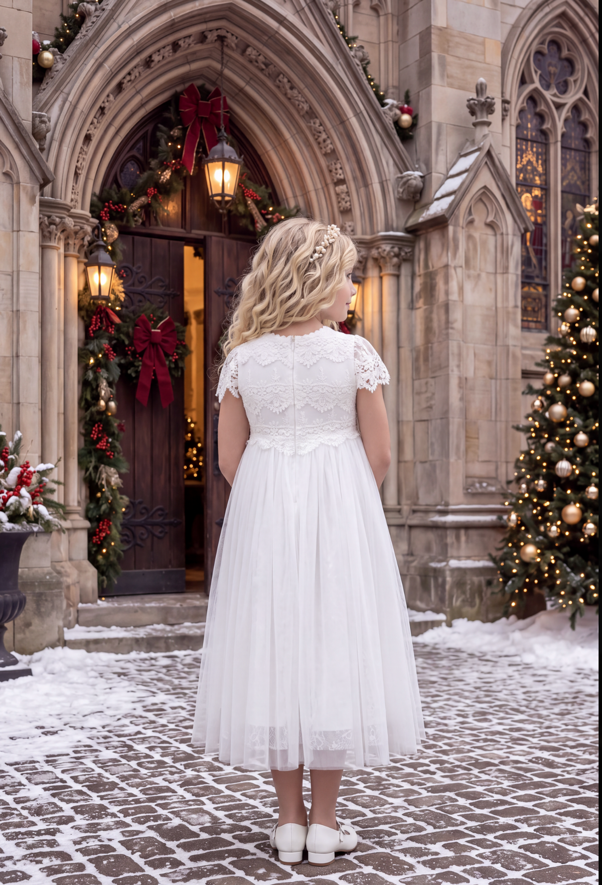 PILA WHITE ELEGANT DRESS