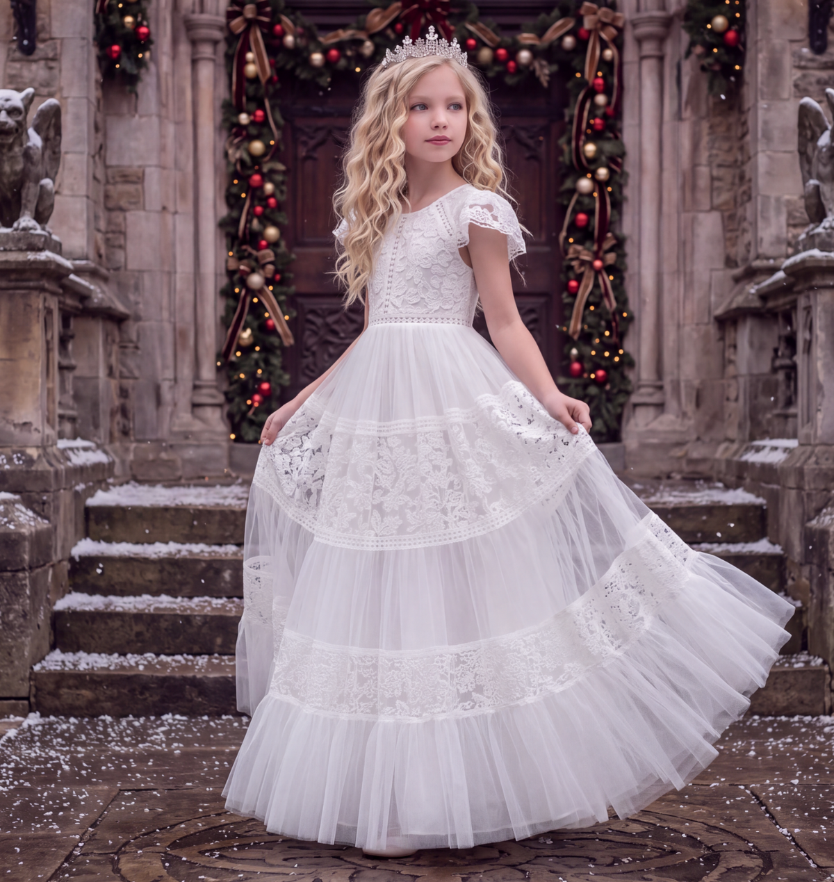 LISA WHITE STUNNING DRESS