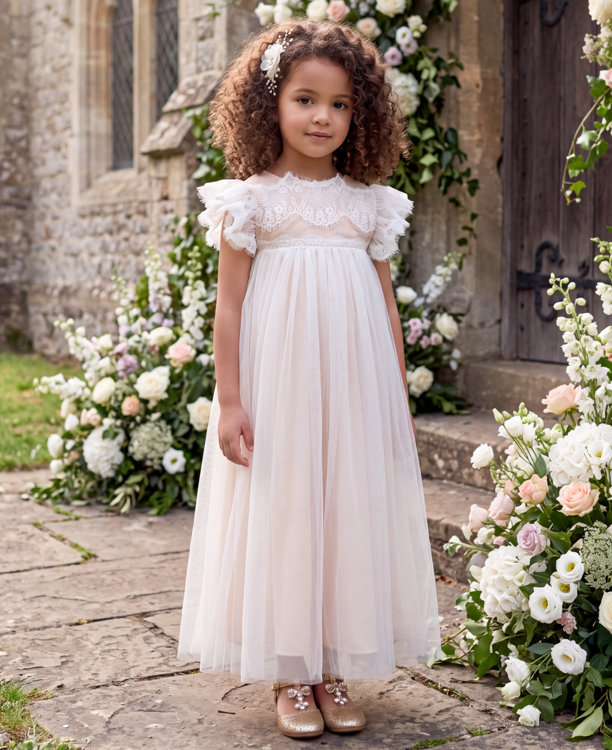 MARIANA NATURAL WHITE DRESS