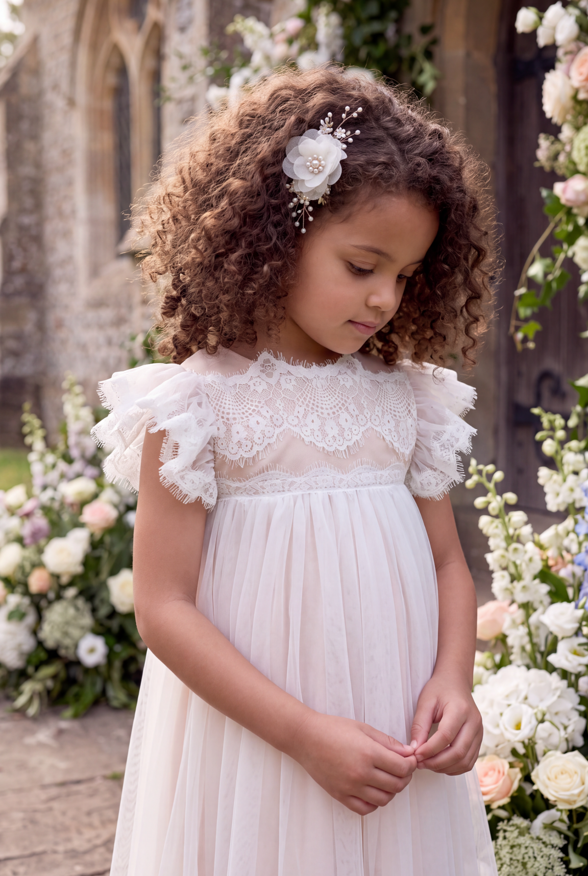 MARIANA NATURAL WHITE DRESS