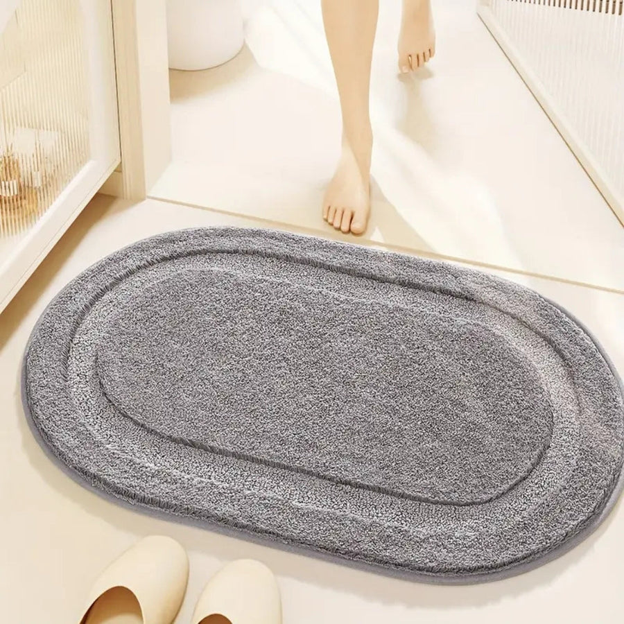 Snug Step Oval Bath Mat