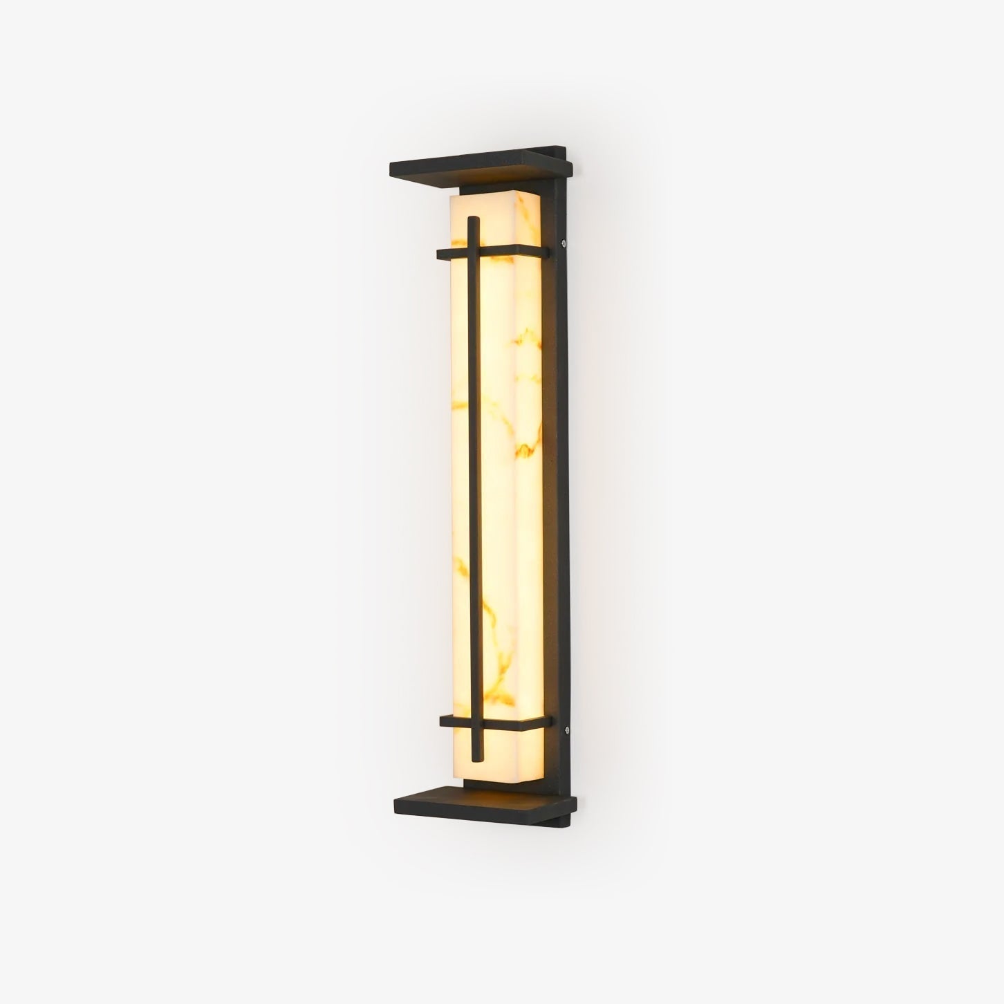 Outdoor Wall Light Waterproof LED Alabaster Style Exterior Lamp