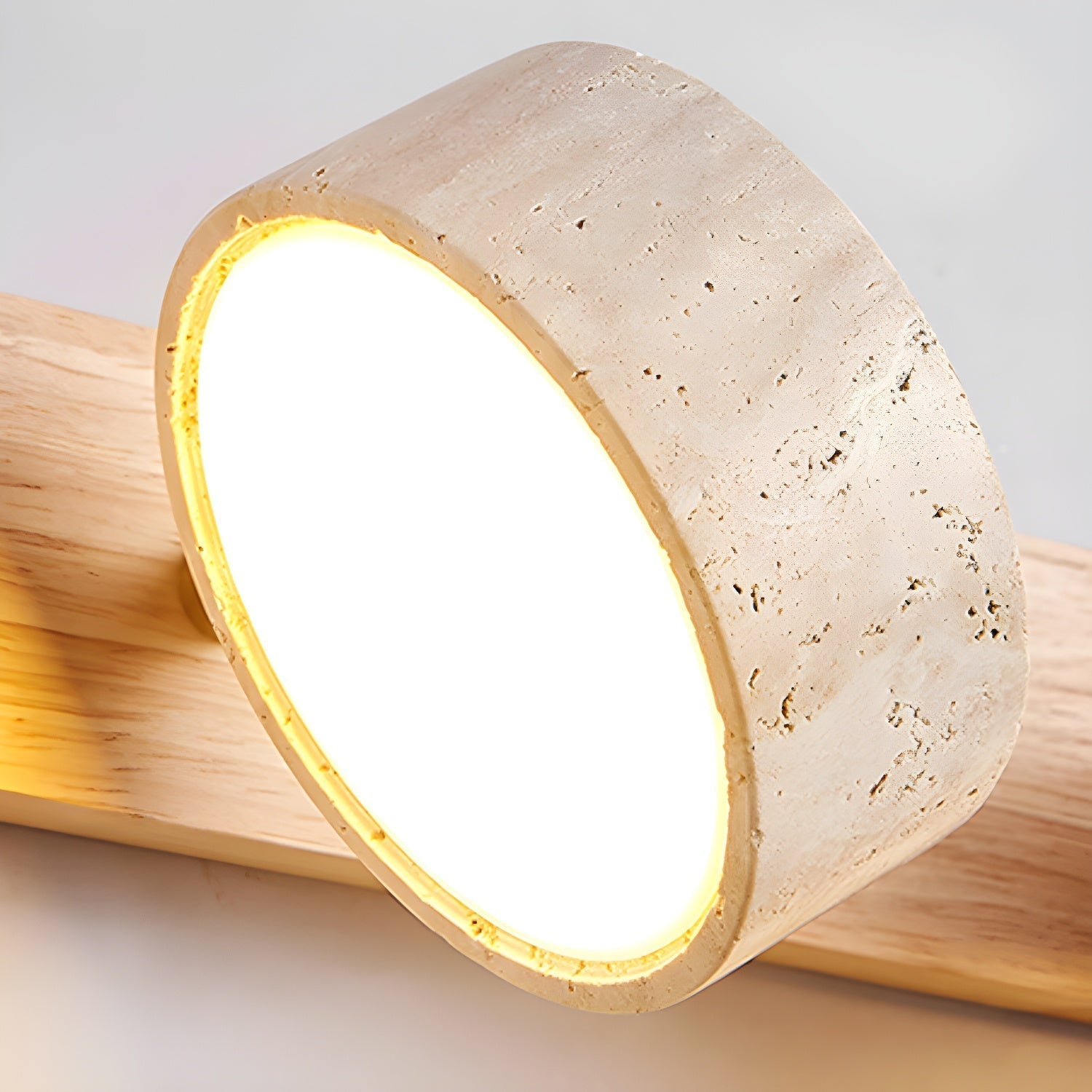 Modern Travertine  Duo Wall Light
