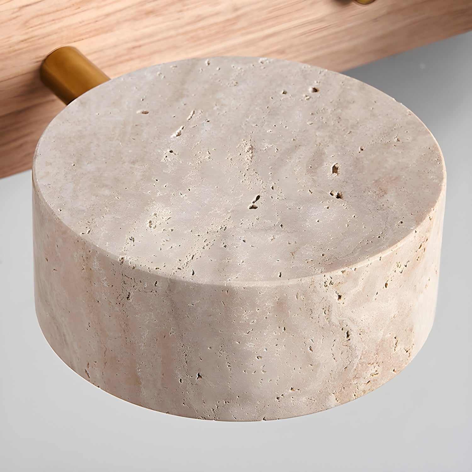 Modern Travertine  Duo Wall Light