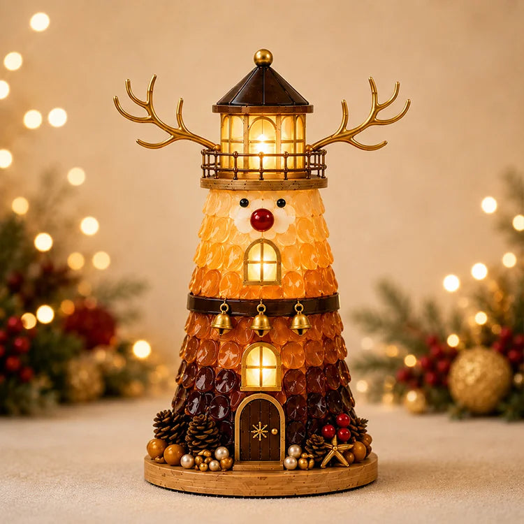 MERRYBEAM | Magical Christmas Lighthouse Building Kit
