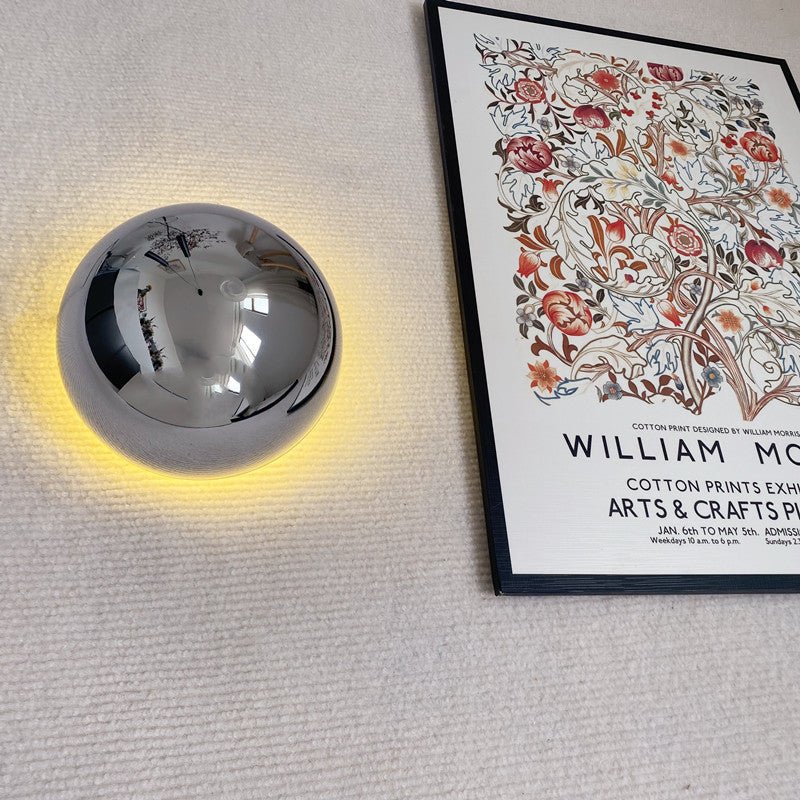 Bauhaus Eclipse Wall Lamp | Gold Finish Modern Art Light