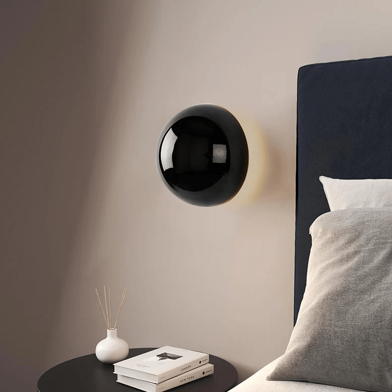 Bauhaus Eclipse Wall Lamp | Gold Finish Modern Art Light