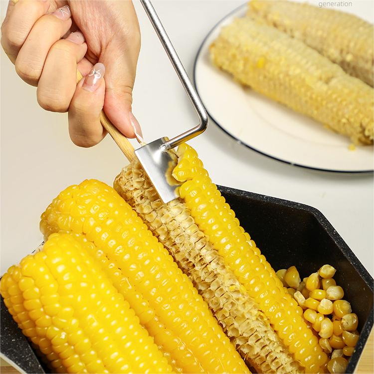 Stainless Steel Corn Stripper Tool | Corn Cob Kernel Remover