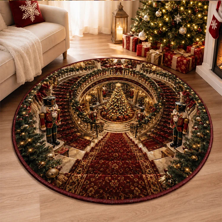 Santa's Christmas Wonderland | 3D Illusion Rug