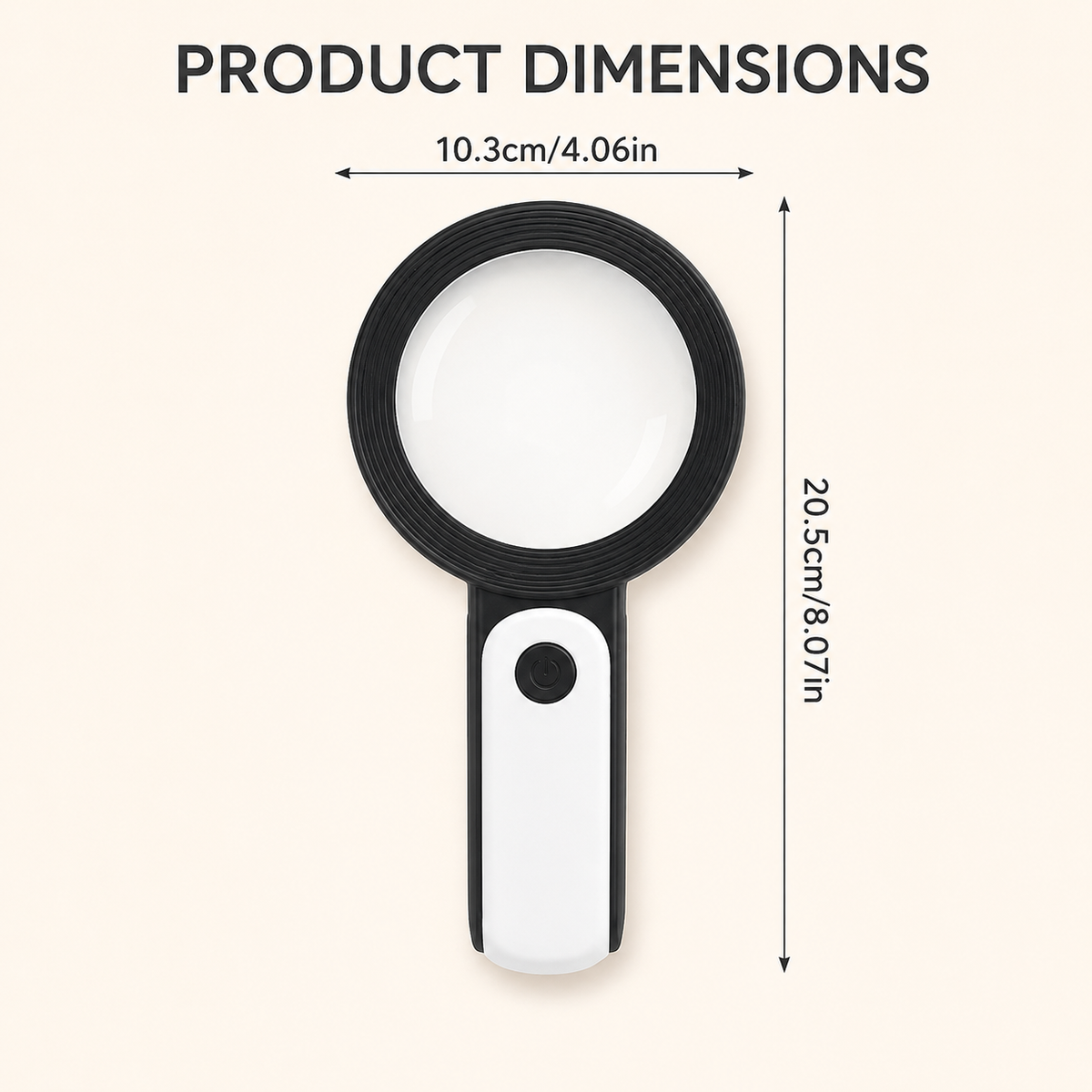 EASYFOCUS | 30X Magnifying Glass for Seniors | Read Small Print with Ease