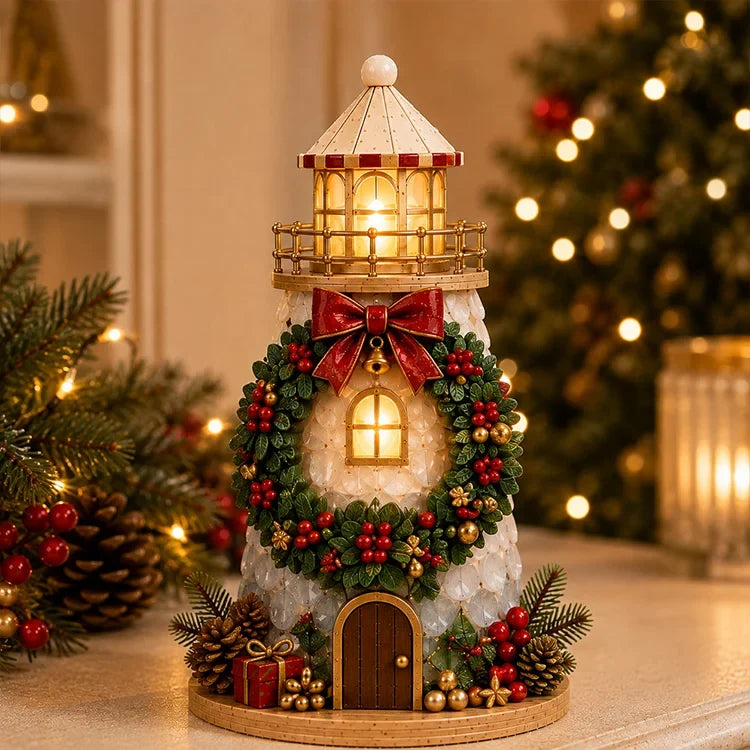 MERRYBEAM | Magical Christmas Lighthouse Building Kit