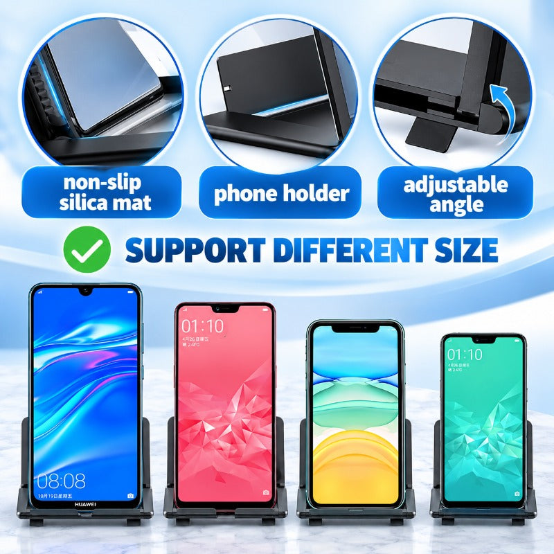 3D Mobile Phone Screen Magnifier | Foldable HD Smartphone Screen Enlarger with Adjustable Stand