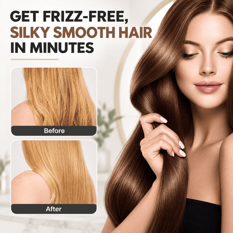 2-in-1 Mini Hair Straightener & Curler | Cordless Portable Styling Tool