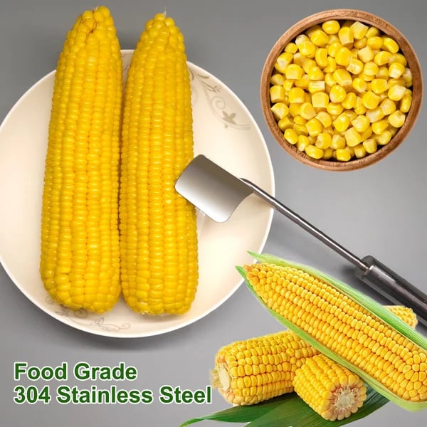 Stainless Steel Corn Stripper Tool | Corn Cob Kernel Remover