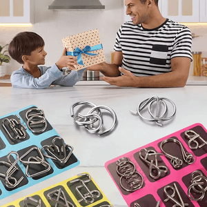 Metal Brain Teaser Puzzle | IQ Logic & Mind Challenge Toy