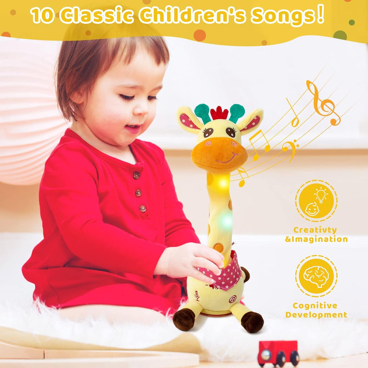Interactive Singing & Dancing Animal Plush Toy for Kids