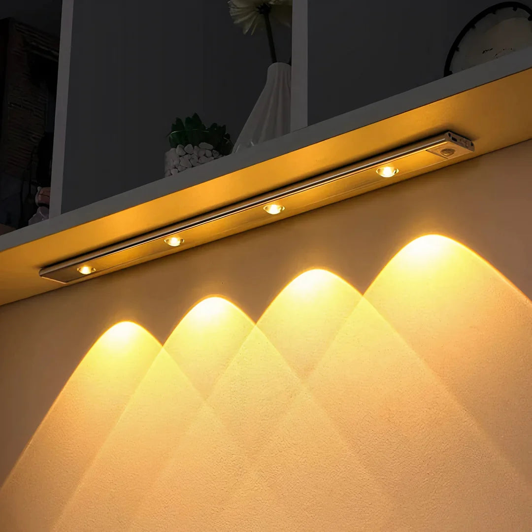 Wireless LED Cabinet Light With Motion Sensor Magnetic Mounted