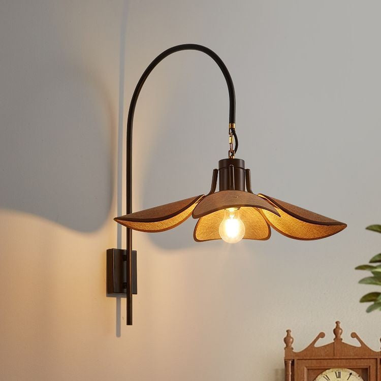 Wabi-Sabi Flower Wall Light