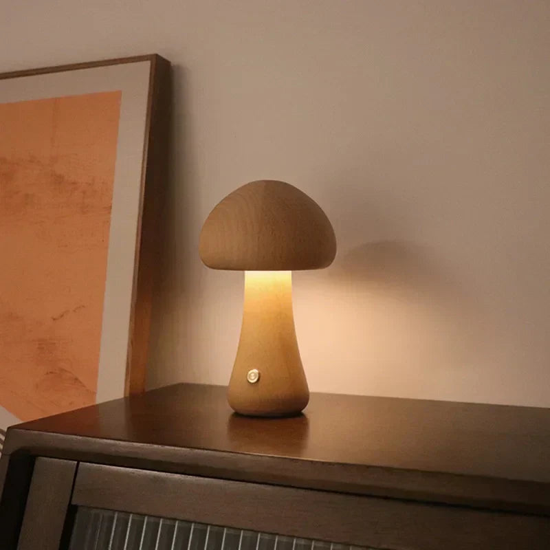 GlowMush | Touch LED Table Lamp – Soft Light for Bedroom & Children’s Room