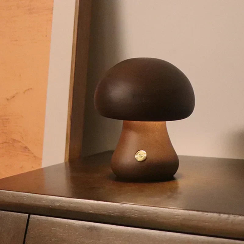 GlowMush | Touch LED Table Lamp – Soft Light for Bedroom & Children’s Room