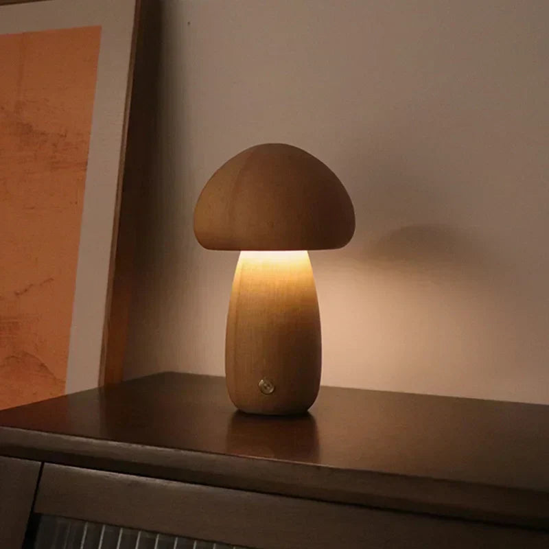 GlowMush | Touch LED Table Lamp – Soft Light for Bedroom & Children’s Room