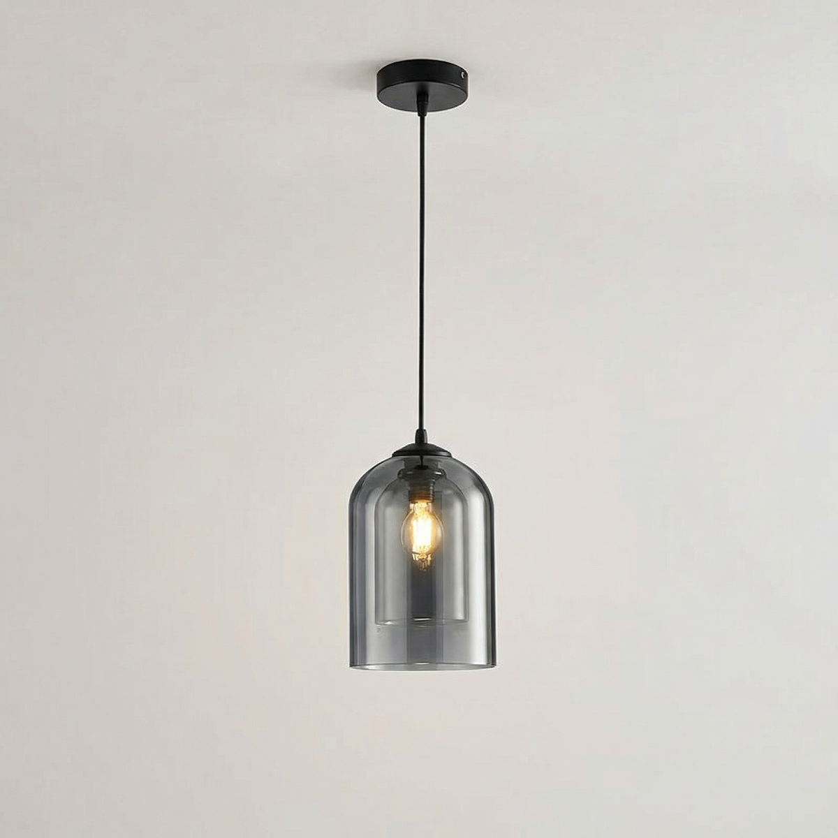 Nordic Single-Head Glass Pendant Light