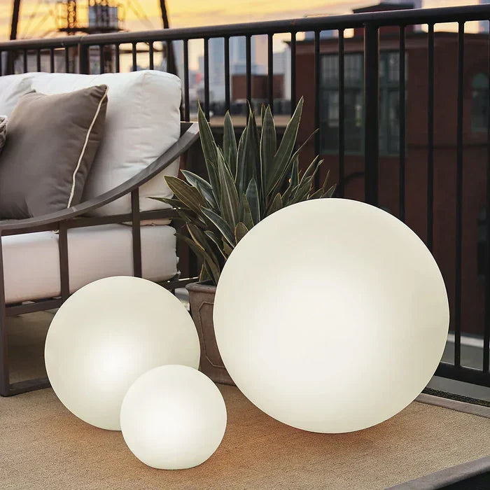 LuminAura | Spherical LED Garden Light – 16-Colour Ambient Glow