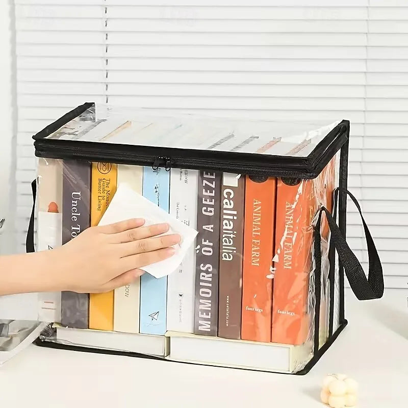 Heavy-Duty Transparent Storage Boxes with Easy-Open Lids