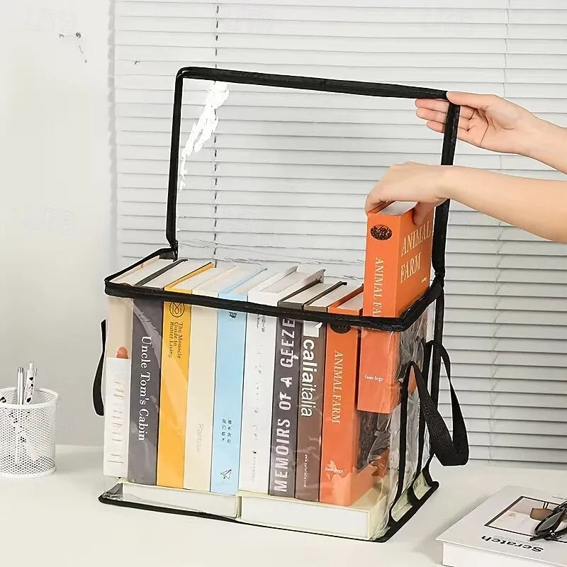 Heavy-Duty Transparent Storage Boxes with Easy-Open Lids
