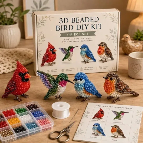 Mini Beaded Animal DIY Craft Kit