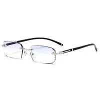 Frameless Diamond-Cut Blue Light Glasses
