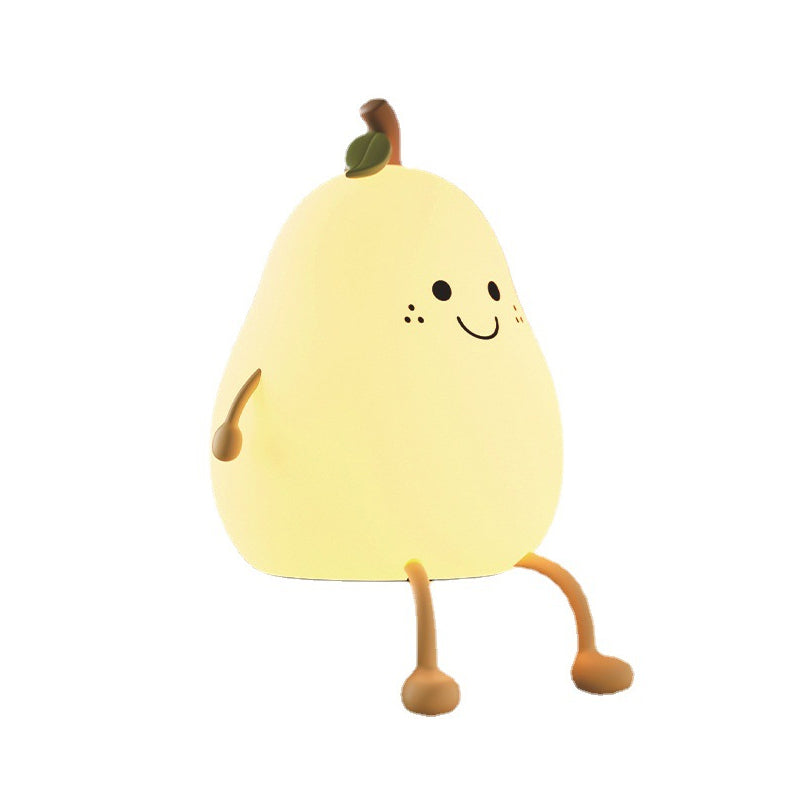 Pear Shaped Night Light With Soft Adjustable Glow