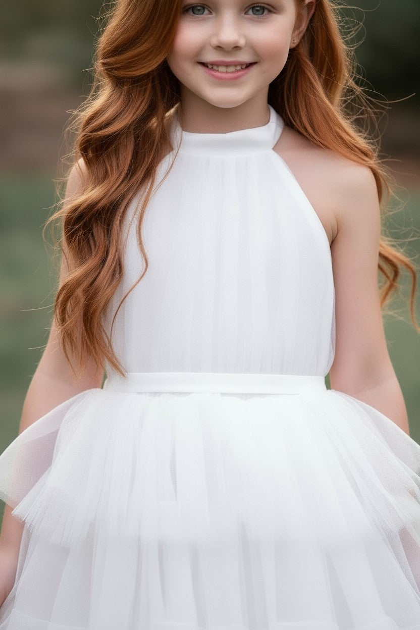 FLAIRE  STUNNING WHITE DRESS