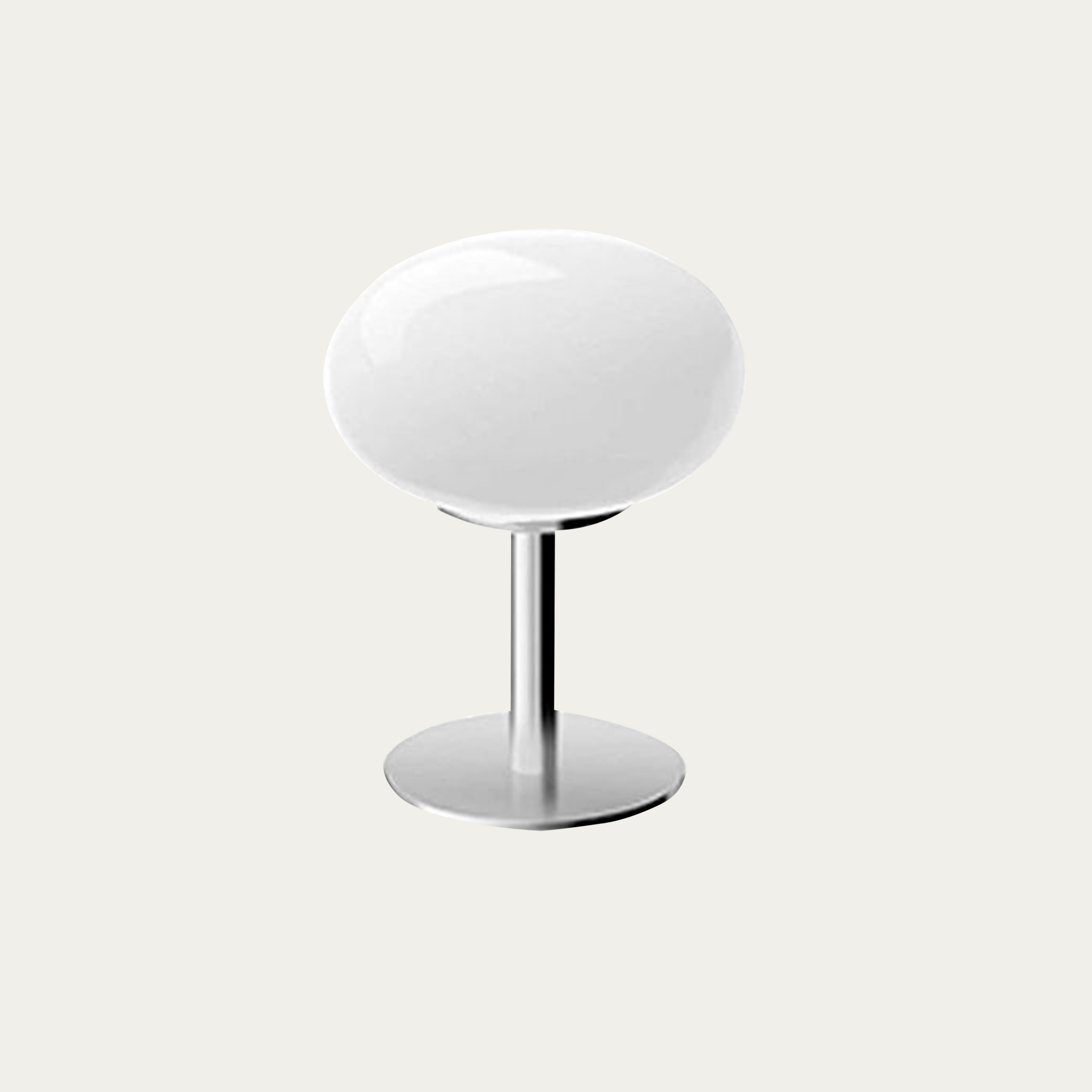 Bauhaus Glass Table Lamp with Dome Shade