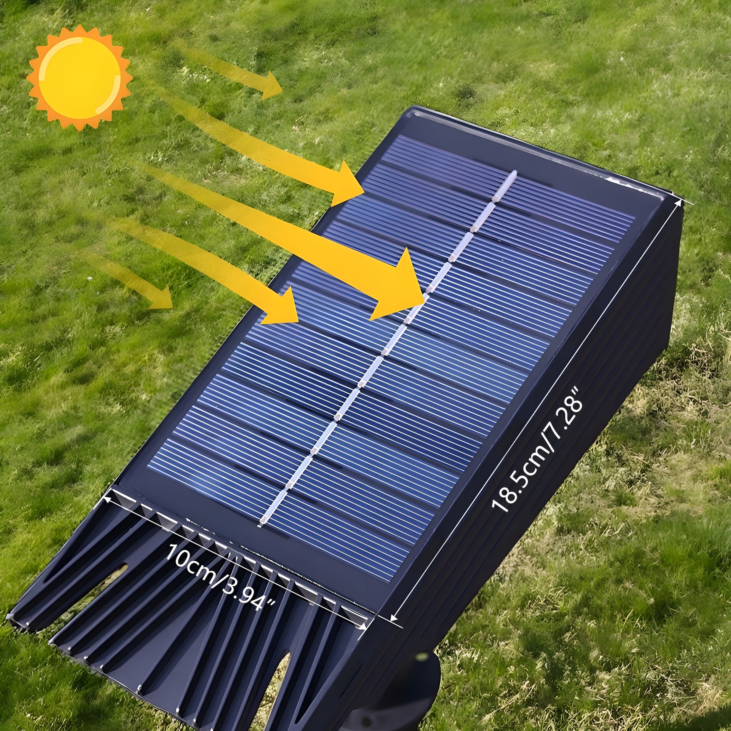 Solar Outdoor Spot Light Adjustable Head Garden Light
